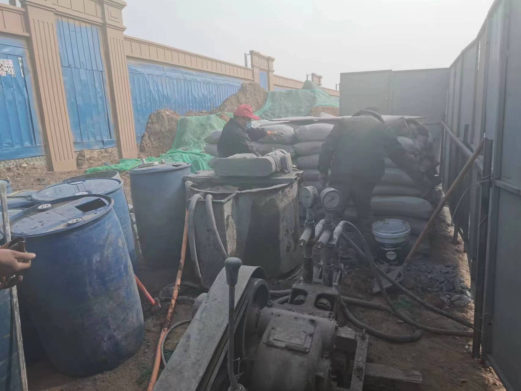 夏县地基沉降注浆加固